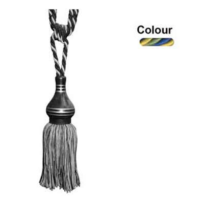 37661 Tie Back Medium Dblue Green Ginger