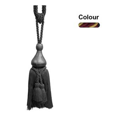 37696 Tie Back Medium Ginger Maroon