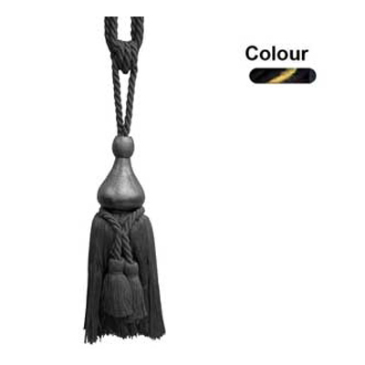 37708 Tie Back Medium Black Ginger