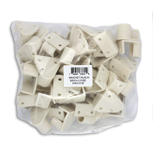 37815 Bracket 40mmx37mm Birch White