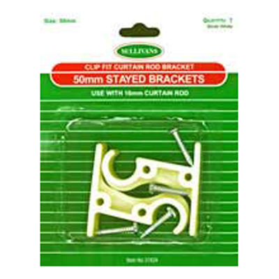 37824 Bracket 50mm Birch White