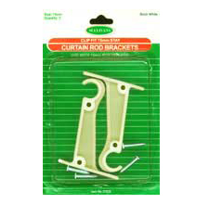 37828 Bracket 75mm Birch White