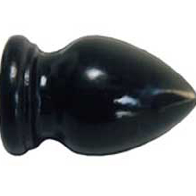 37855 Acorn Finial For 16mm Rods Black
