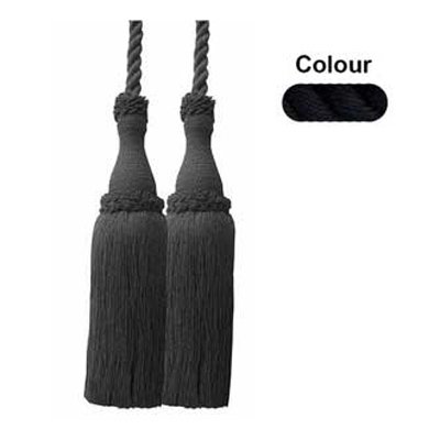 37931 Tie Back Medium Black