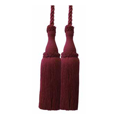 37943 Tie Back Medium Burgundy