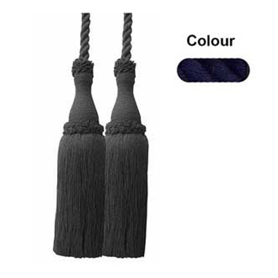 37946 Tie Back Medium Navy