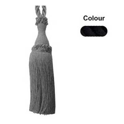 37957 Tie Back Medium Black