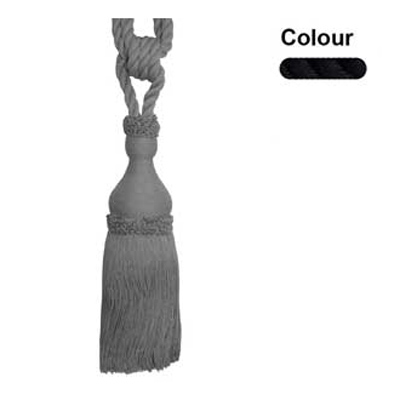 37983 Tie Back Medium Black