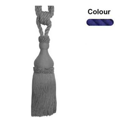 37990 Tie Back Medium Lapis Blue