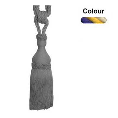 37993 Tie Back Medium Lapis Dyel Nat