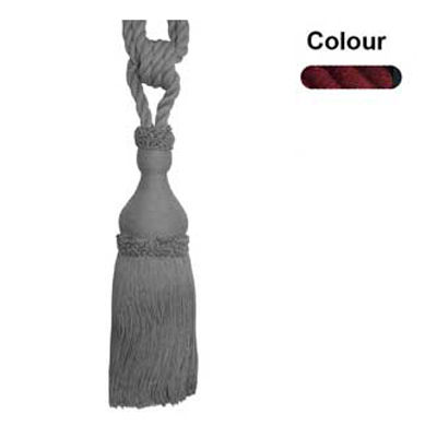 37995 Tie Back Medium Burgundy