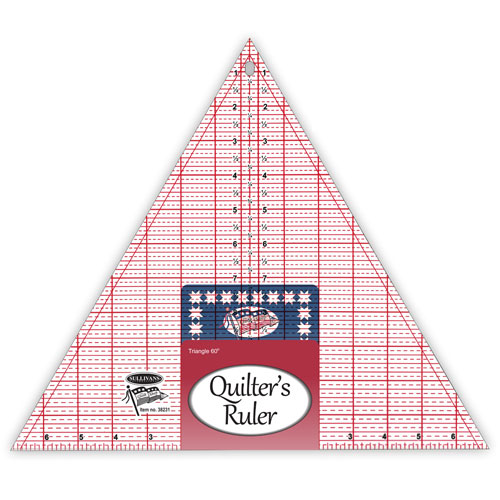 38231 Quilters Ruler Triangle 60deg