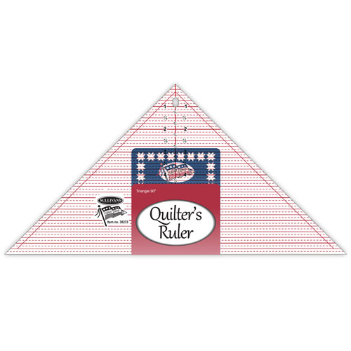 38233 Quilters Ruler Triangle 90deg