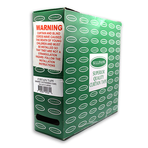 39125 Curtain Tape 26mm White