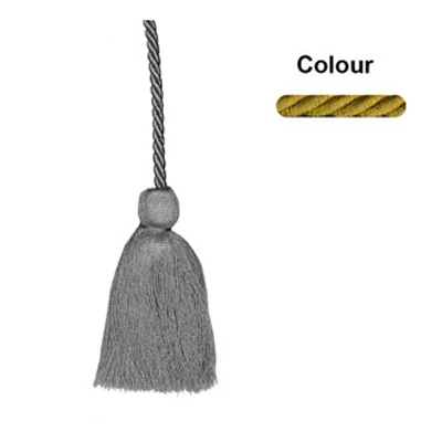 39165 Cord Tie 45cm Dark Gold