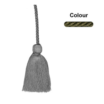 39166 Cord Tie 45cm Gold Black