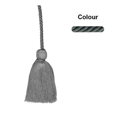 39167 Cord Tie 45cm Silver Black