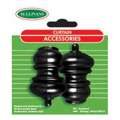 39172 Finial Victorian 16mm Black