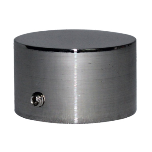 39278 End Cap Metal Silver
