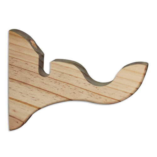39285 Bracket Flat W/rod 35mm Natural