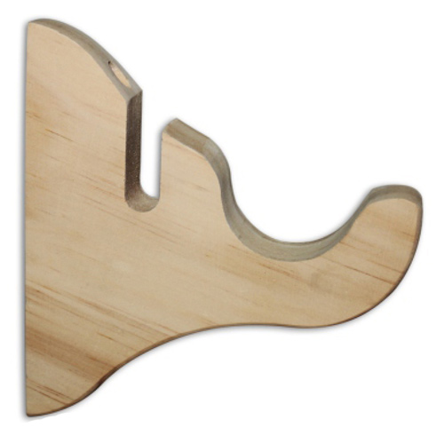 39288 Bracket Flat Wood Rod 51mm Natural