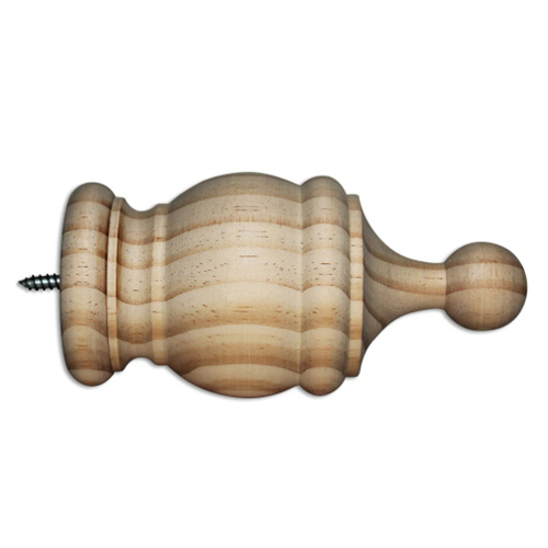 39291 Finial Minaret Woodstox 51mm Natural