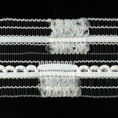 39321 Curtain Tape 30mm White Clear