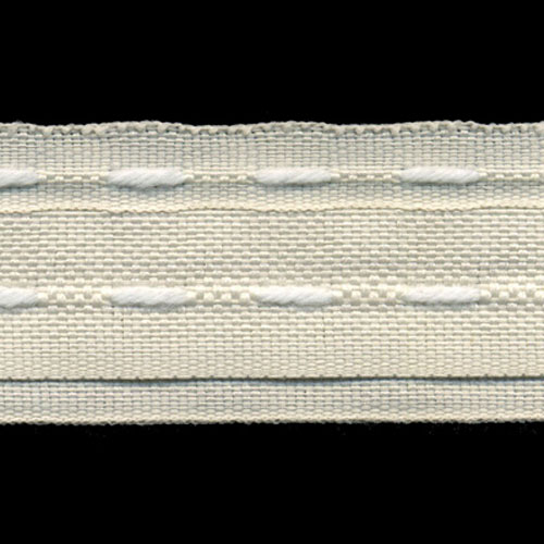 39409 Curtain Tape 28mm Cream