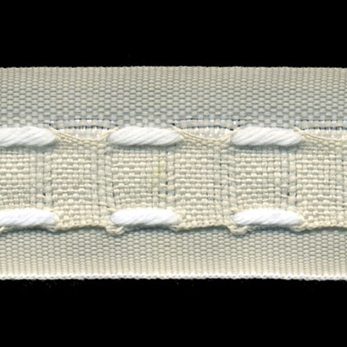 39424 Curtain Tape 30mm Cream