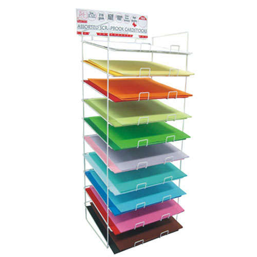 39754 12x12 Cardstock Stand 10 Tier Texture Card