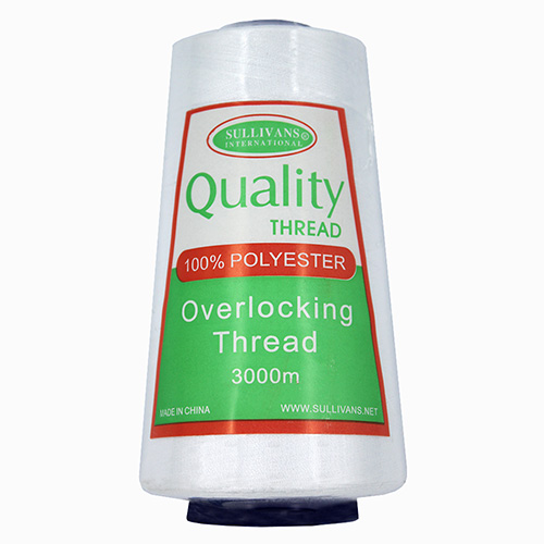 40117 Sullivans Polyester Thread - 3000m - White