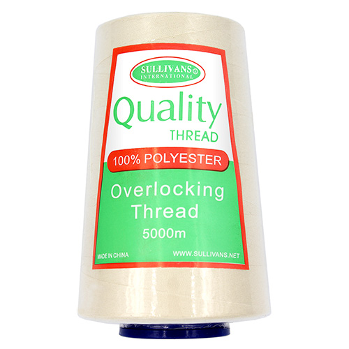 40157 Sullivans Polyester Thread - 5000m - Cream
