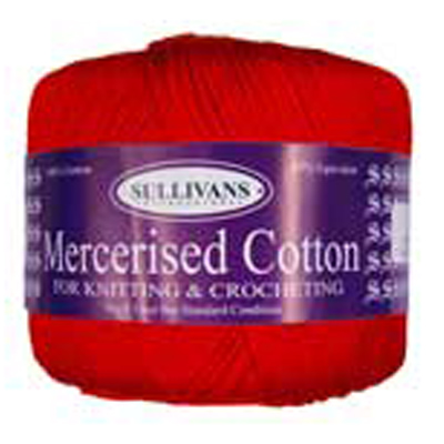 40308 Crochet Cotton 50 Gm Red