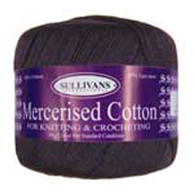 40315 Crochet Cotton 50 Gm Black