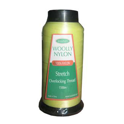 40323 Woolly Nylon Stretch Overlocking Thread 1500m Yellow