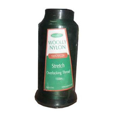 40324 Woolly Nylon Stretch Overlocking Thread 1500m Bottle Green