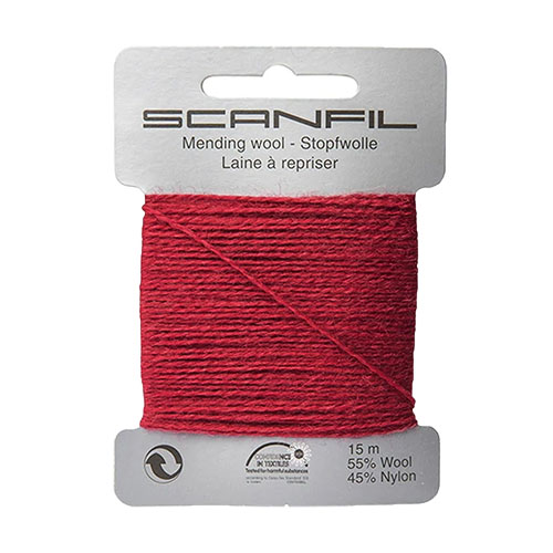 40333 Mending Wool 15 M Wine