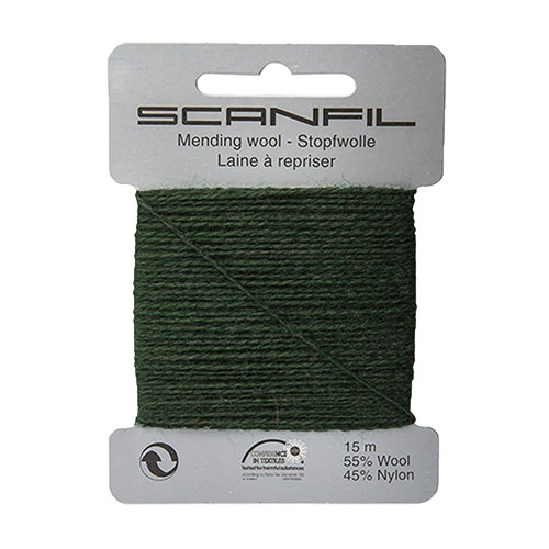 40338 Mending Wool 15 M Forest Green