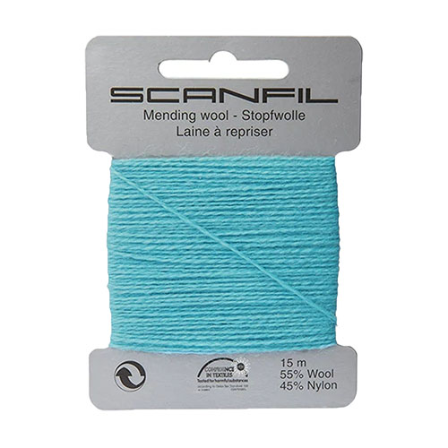 40341 Mending Wool 15 M Peacock