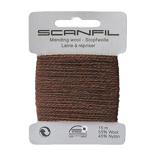 40353 Mending Wool 15 M Brown