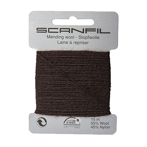 40354 Mending Wool 15 M Chocolate