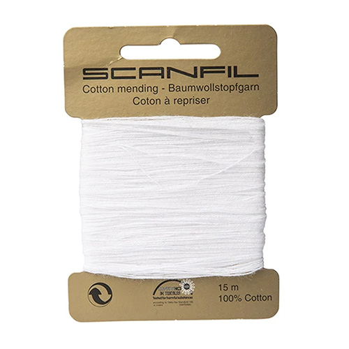 40355 Mending Cotton 15 M White