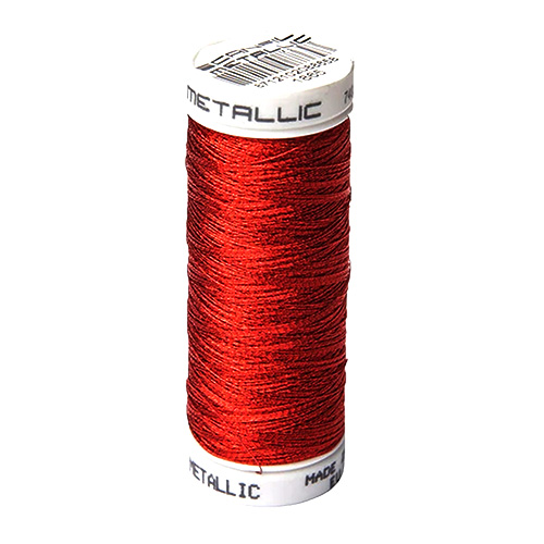 41734 Metallic Thread 150m Red