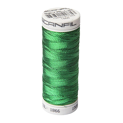 41735 Metallic Thread 150m Emerald Green
