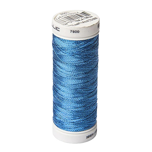 41737 Metallic Thread 150m Royal Blue