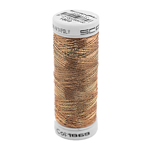 41738 Metallic Thread 150m Beige