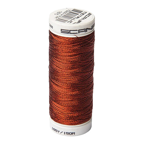 41739 Metallic Thread 150m Brown