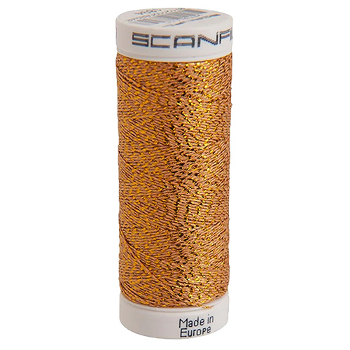 41805 Scansilk Metallic 100m Deep Gold