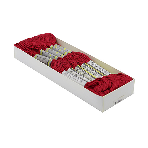 45108 Stranded Cotton 8 M Dmc 498