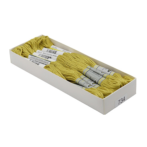 45178 Stranded Cotton 8 M Dmc 734